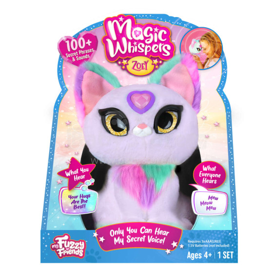 My Fuzzy Friends Interaktīvā rotaļlieta – Magic Whispers Zoja