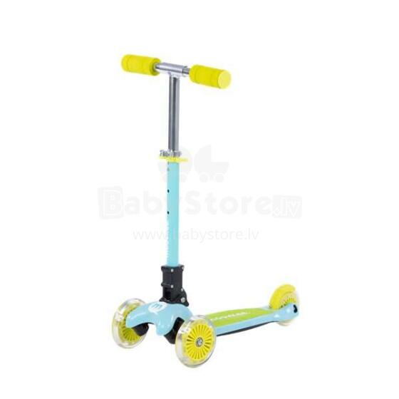 Moovkee  Scooter Milo Art.159824 Blue Aukštos kokybės vaikų motoroleris su šviesos efektais