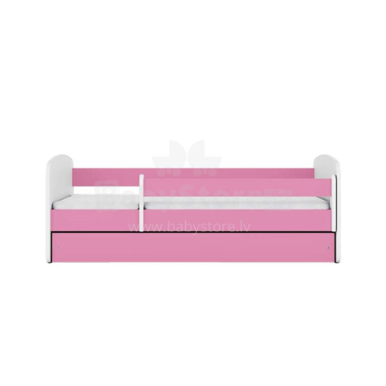 Bed babydreams pink without pattern with drawer without mattress 140/70