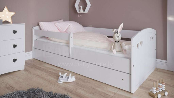 Bed Julia white without drawer without mattress 180/80