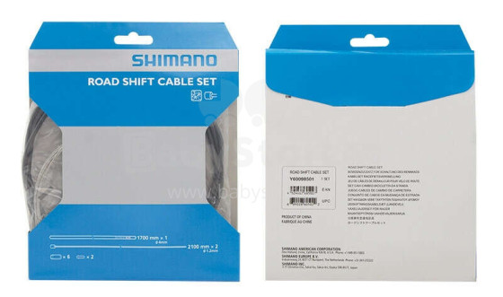 Ātrumu trosīšu/apvalku komplekts Shimano OT-SIS40 melns (Y60098501)