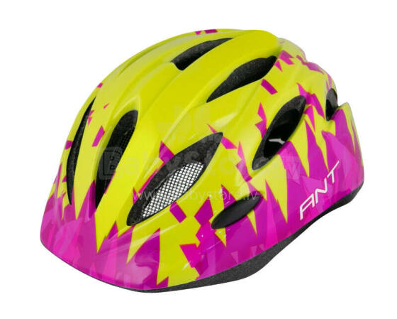 Велошлем детский Force Ant Junior Yellow/Pink (52-56 cm)