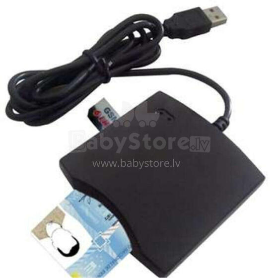 СЧИТЫВАТЕЛЬ СМАРТ-КАРТ Transcend USB PC / SC Черный