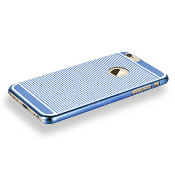 X-Fitted Aizmugurējais Plastikata Apvalks Priekš Apple iPhone 6 / 6S Zils / Zebra