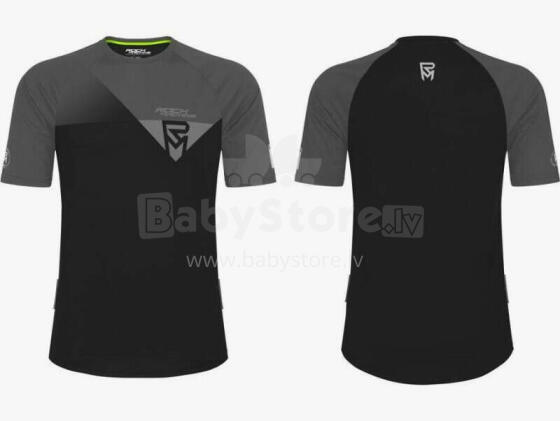 Rock Machine Trail Jersey SS темно-черный/серый, размер XL