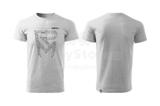 T-krekls Rock Machine Kiki Havlicka, pelēks, izmērs  XL