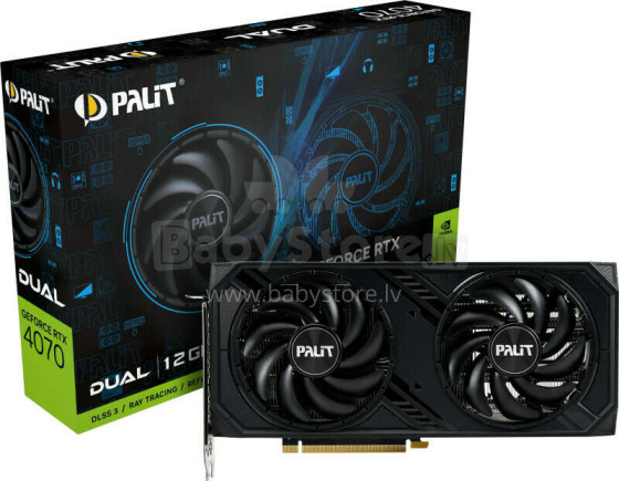 Videokarte Palit GeForce RTX 4070 Dual 12 GB GDDR6X (NED4070019K9-1047D)