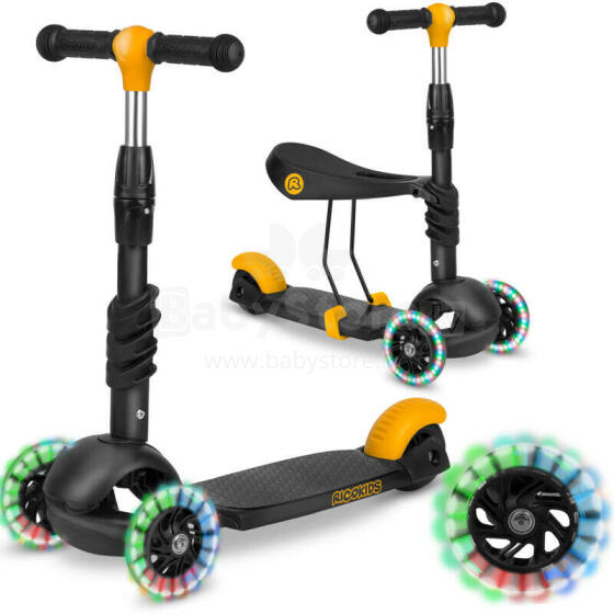 Ricokids Cubi Art.163367 Black Triratis motoroleris