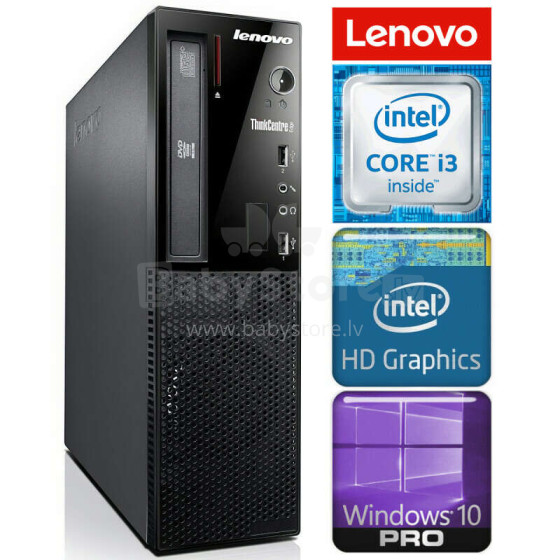 Personālais dators Lenovo Edge 72 SFF i3-3220 8GB 240SSD DVD WIN10Pro