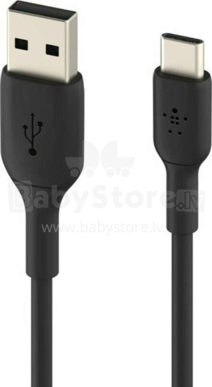 USB-кабель Belkin USB-A — USB-C, 1 м, черный (CAB001bt1MBK)