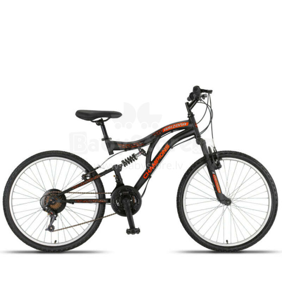 Подростковый велосипед Champions 24 Arizona (ARI.2403) черный/оранжевый