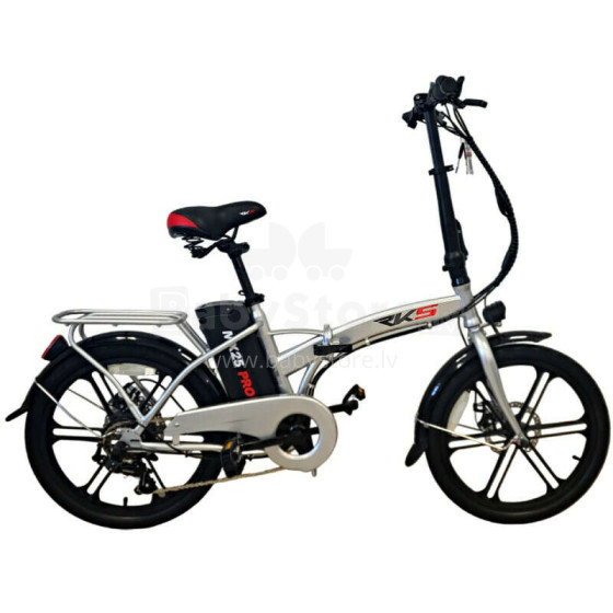 Складной электрический велосипед RKS 20 MX25 Pro серый