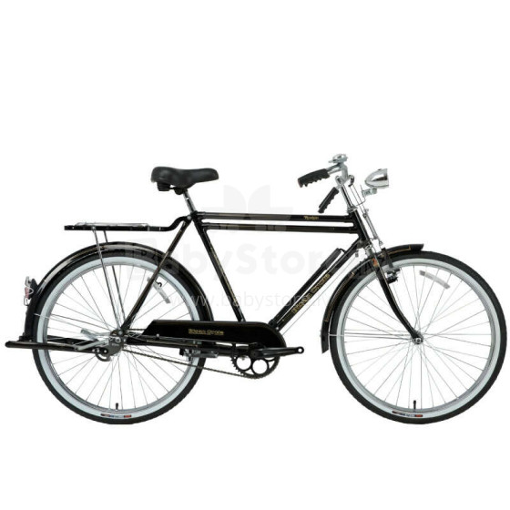 Pilsētas velosipēds Bisan 26 Roadstar Classic (PR10010401) Melns (Rata izmērs: 26 Rāmja izmērs: XXL)
