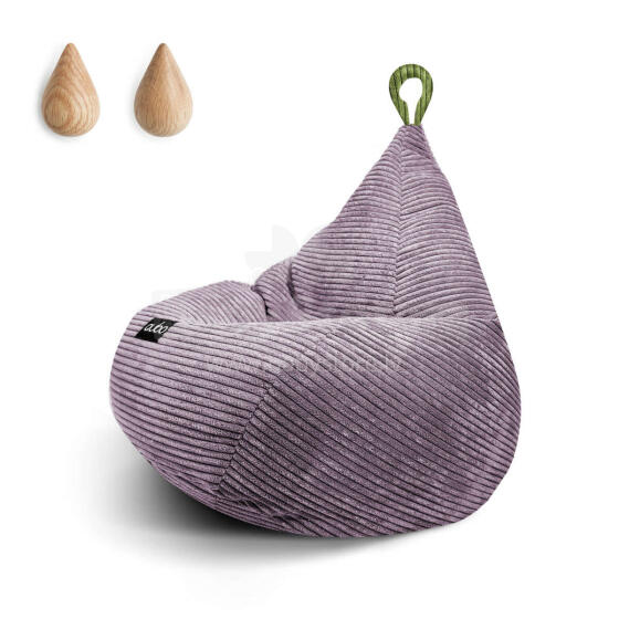Qubo™ Tiny Drop Art deco Feel Art.165575 Kids ergonomical chair pouf, soft & cute pūtimo maišeliai, minkšti pupelių maišeliai, pupelių krepšys