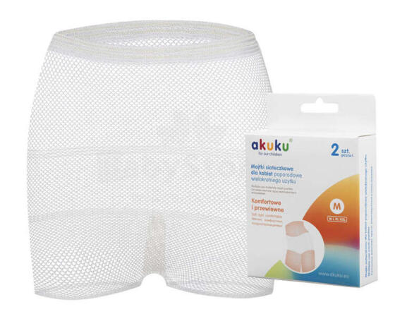 AKUKU Art.A0235 Multiple-use maternity mesh pants (size XL, 2 pcs)