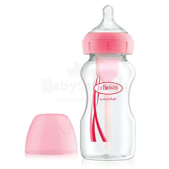 WB91601 oz/270 ml PP Wide-Neck Options+ Bottle, PINK, 1-Pack