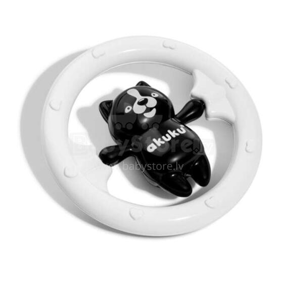 AKUKU Art.A0467 BLACK/WHITE погремушка