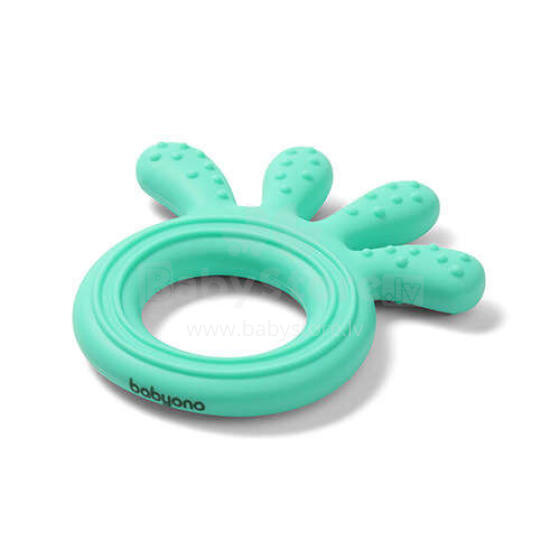 826/02 Silicone teether OCTOPUS GREEN