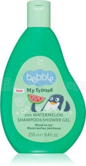 6004 WATERMELON SHAMPOO 2IN1 250ML ML BEBBLE 3016-01-008