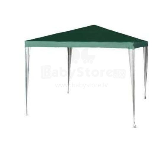 Ikonka Art.KX3585 Palapinė sodo vakarėlių paviljonas komercinė pavėsinė žalia 2,5 x 2,5 m