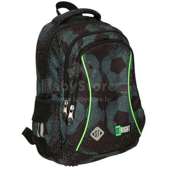 Ikonka Art.KX3759 3 skyrių mokyklinė kuprinė 15 colių Futbolas