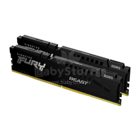 Модуль памяти Kingston Technology FURY Beast 64 ГБ 2 x 32 ГБ DDR5 6000 МГц