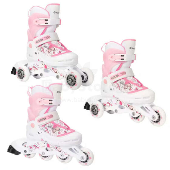 Ролики 3in1 Raven Laguna White/Pink, 30-33