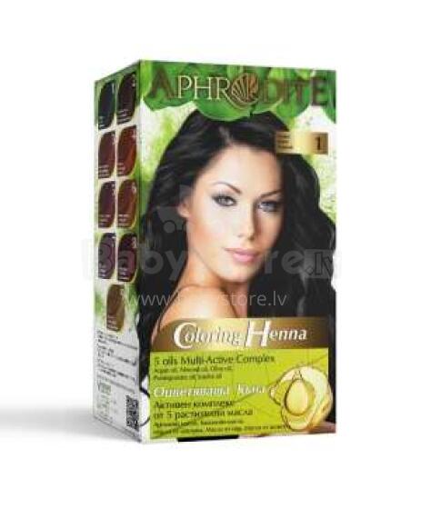 Krāsa henna Afrodita 2x25g Nr1-melna