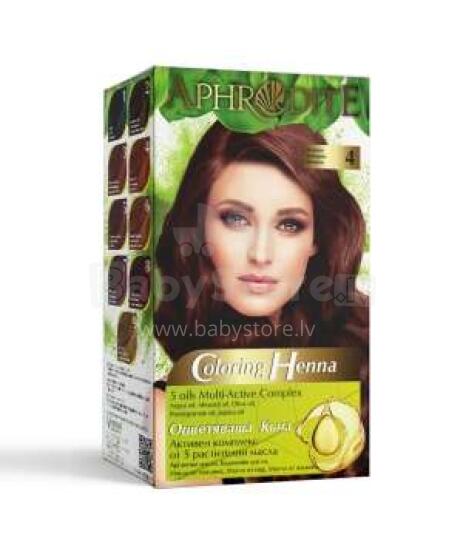Krāsa henna Afrodita Mahag.2x25g Nr4
