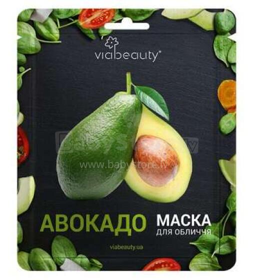 VB lokšņu sejas maska Avokado