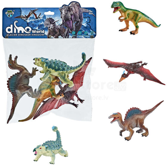 DINOSAURS 4 PIECES