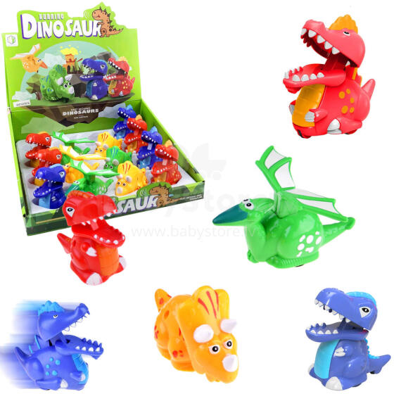 Toi Toys Dinosaur Art.A-2227 pripučiamas mechaninis žaislas