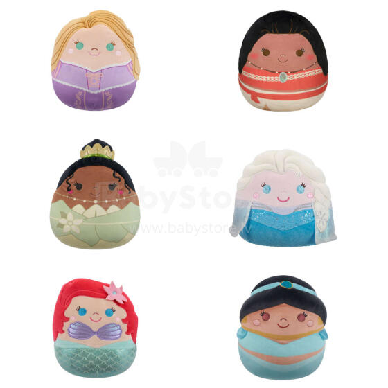 SQUISHMALLOWS DISNEY PRINCESS Pliušinis žaislas, 20 cm