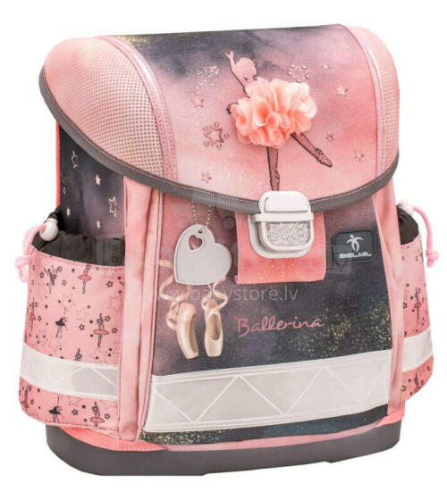 Sākumskolas mugursoma Belmil 403-13/AG Ballerina Black Pink