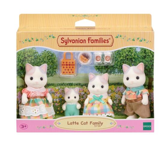 Sylvanian Families Art.5738  Latė kačiukų šeimynėlė