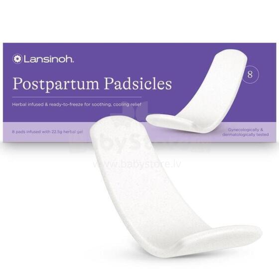 Lansinoh Padsicles  Art.69920 Vienkartiniai šaldantys įklotai po gimdymo 12vnt.