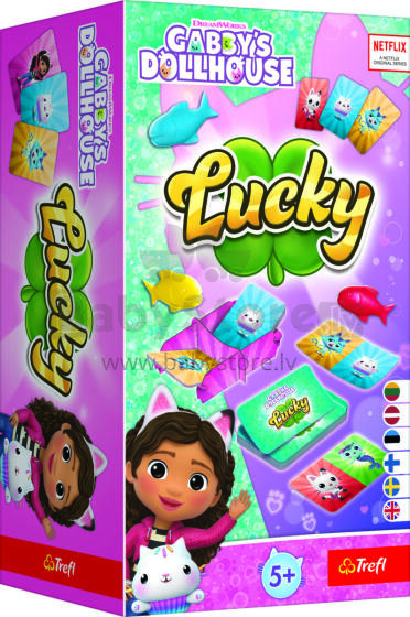 TREFL GABBY´S DOLLHOUSE Board Game Lucky