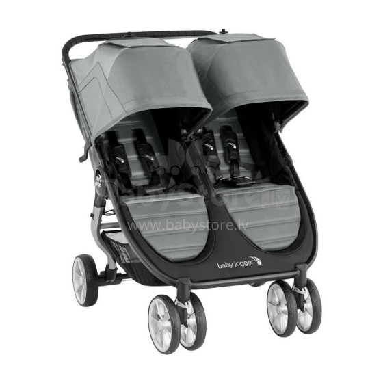 Baby Jogger '20 City Mini 2 Double Art.2111615 Slate sportiniai vežimėliai dvyniams
