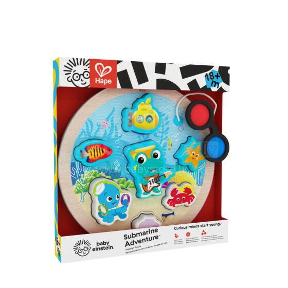 HAPE Baby Einstein's dėlionė Vandens gyvūnai, 800805