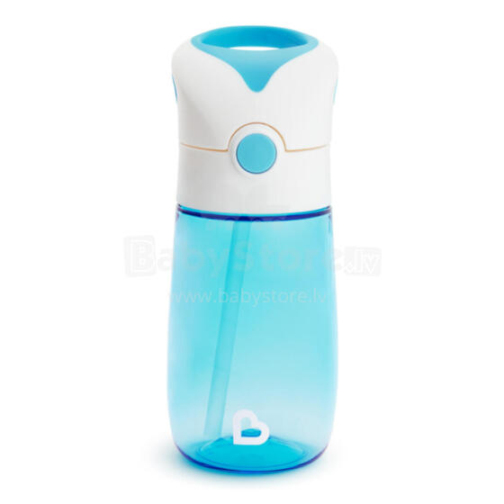 MUNCHKIN gertuvė su šiaudeliu, Flip & Go, Blue, 18 mėn.+, 355 ml, 90327P