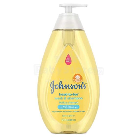 Johnsons Baby Top-To-Toe Wash Gel Art.19755 dušo želė 500ml
