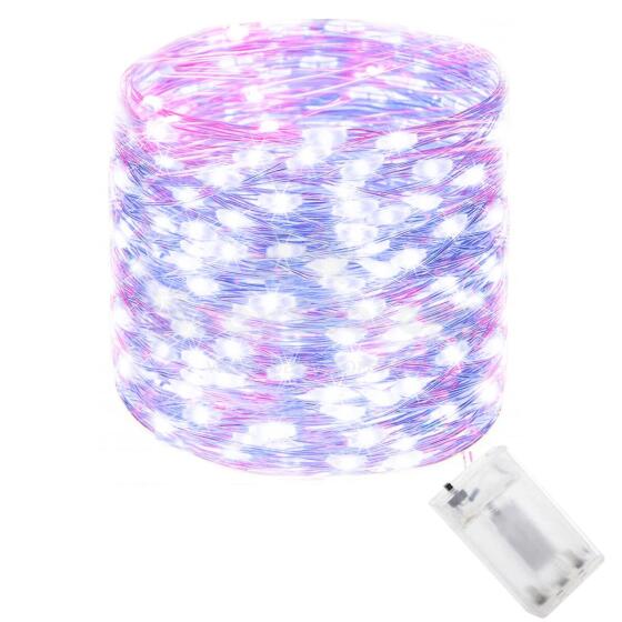 CL0023 LED BATERIJOS ŠVIETIMAI 100 LED
