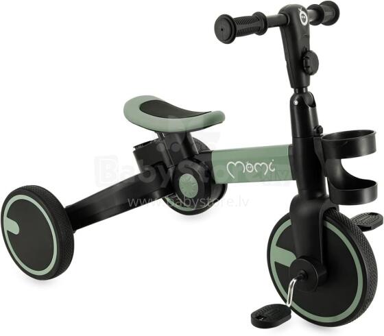 MoMi Filo 3-in-1 Tricycle Art.202894  Transformuojamas vaikiškas triratis su pedalais arba be jų, sveriantis iki 25 kg