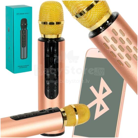 Bebe Basic Microphone Bluetooth Art.KX3382_1 Wireless Karaoke Microphone for Kids with Bluetooth Speaker
