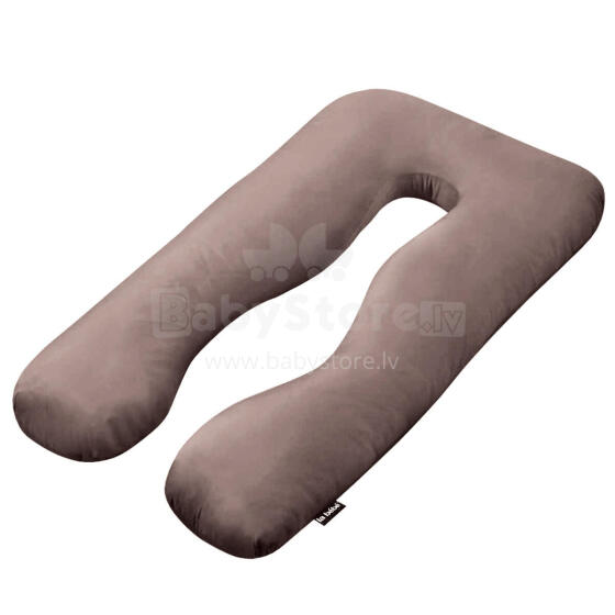 La Bebe™ Cushy Maternity Pillow Art.91913 Beige daugiafunkcinė pagalvė nėščioms moterims (U formos) 155x80cm