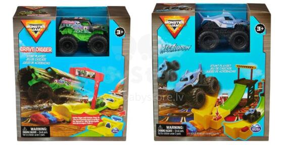 MONSTER JAM transporto priemonių rinkinys 1:72 Plastic Truck, asort., 6071187