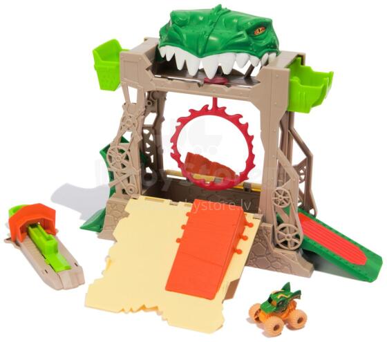 MONSTER JAM MINI JAMS launch track with a vehicle Dungeon of Doom, 6069758