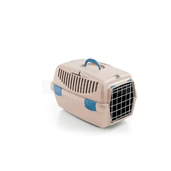 Transportavimo narvas Gulliver 1 su metalinėmis durelėmis 48x32x31cm balto travertino spalvos