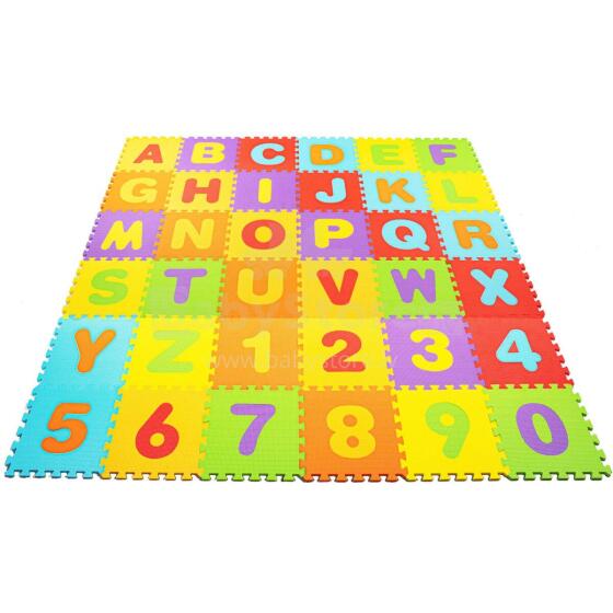 Vaikiškas porolono kilimėlis - Puzzle Springos FM0017 172x172 cm