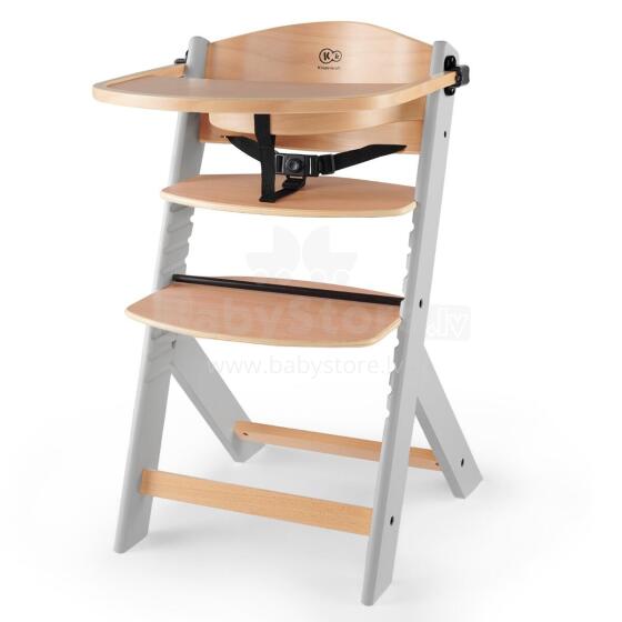 KinderKraft Enock Art.219050 Natural medienos maitinimo kėdė